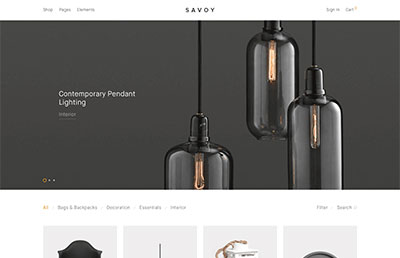 WordPress主题汉化版 Savoy V2.3.3极简电商外贸商城主题